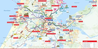荷兰旅游地图