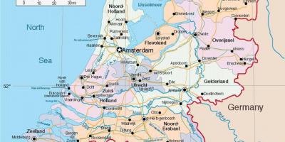 荷兰运输地图